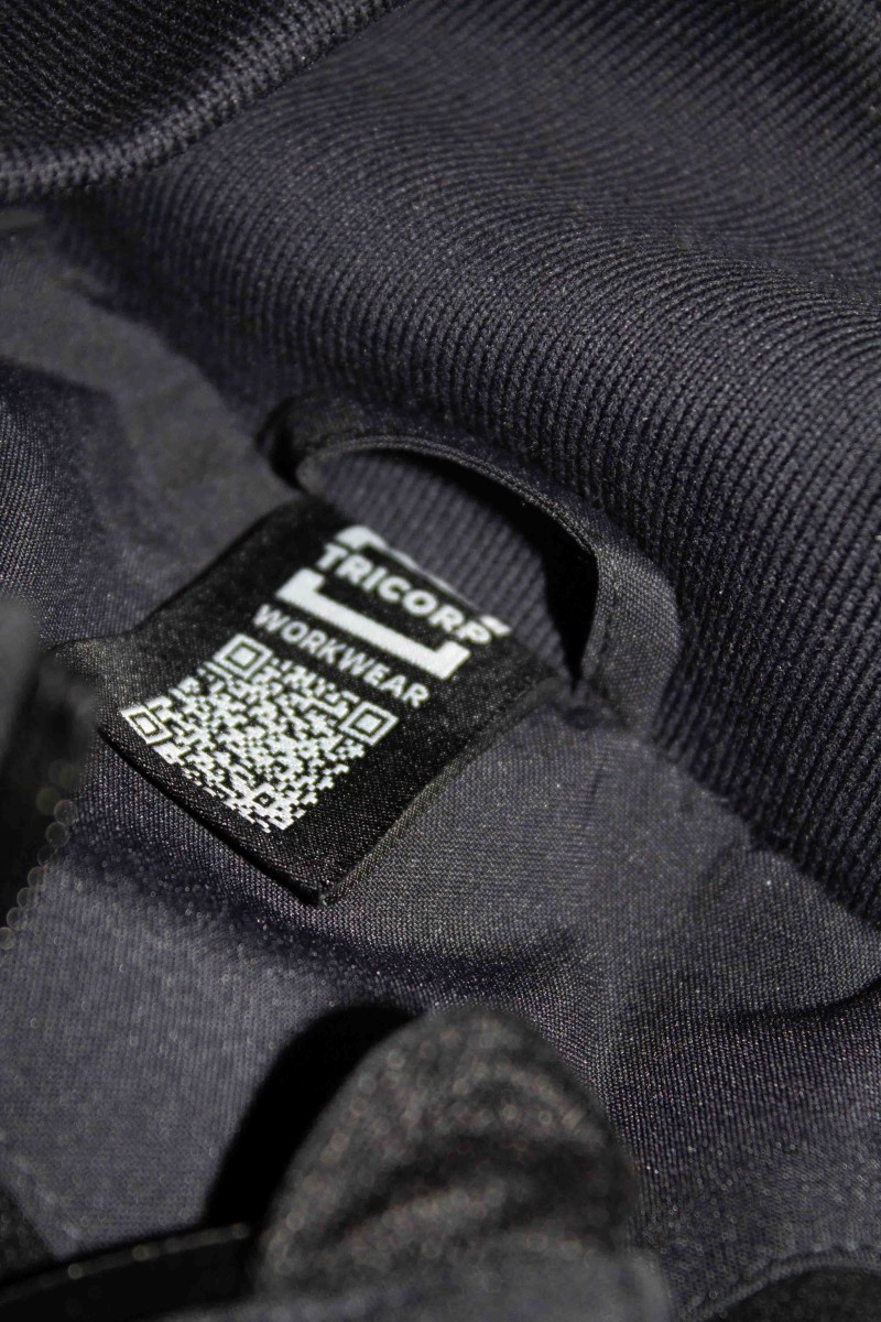 Unique woven QR-label