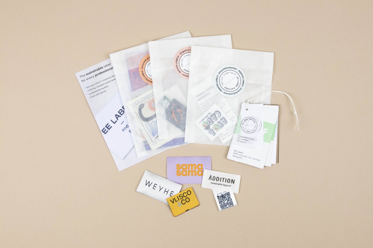 Free label samples at EE Label Factory